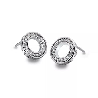 Stříbrné náušnice Hot Diamonds s třpytivými kameny