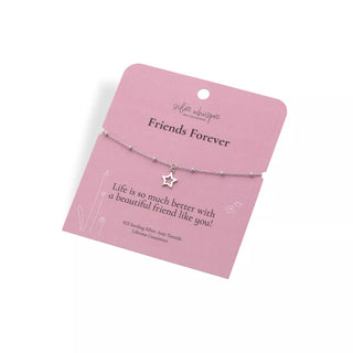 Stříbrný náramek Hot Diamonds Silver Whisper Friendship