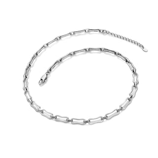 Ocelový náhrdelník Ava & Sky Organic Paperclip ASN0012
