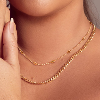 Pozlacený stříbrný řetízek Hot Diamonds x Jac Jossa Embrace CH106