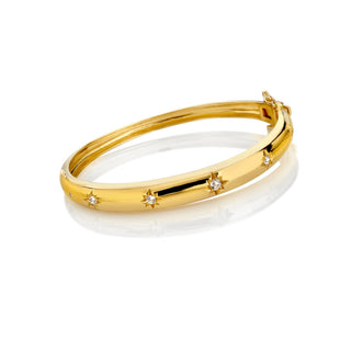 Pevný pozlacený stříbrný náramek Hot Diamonds X Golden Edit Tender DC243