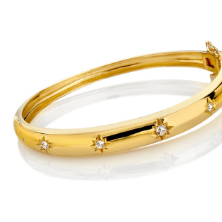 Pevný pozlacený stříbrný náramek Hot Diamonds X Golden Edit Tender DC243