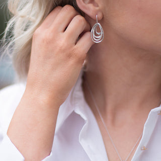 Stříbrné náušnice Hot Diamonds Most Loved DE496