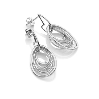 Stříbrné náušnice Hot Diamonds Most Loved DE496