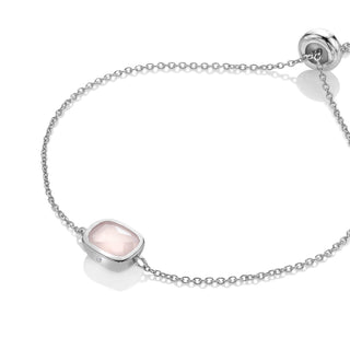 Stříbrný náramek Hot Diamonds Rose Quartz DL734