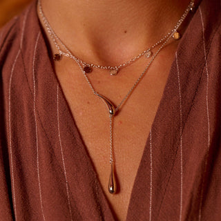 Stříbrný náhrdelník Hot Diamonds Droplet DN243