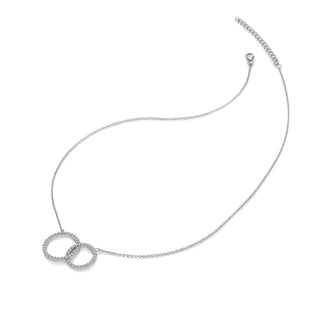 Stříbrný náhrdelník Hot Diamonds Interlocking DN251