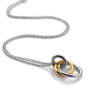 Pozlacený stříbrný náhrdelník Hot Diamonds Eternity DP1111