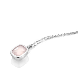 Stříbrný náhrdelník Hot Diamonds Rose Quartz DP1115
