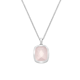 Stříbrný náhrdelník Hot Diamonds Rose Quartz DP1115