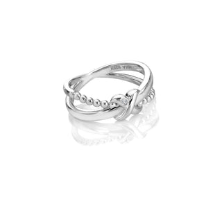 Stříbrný prsten Hot Diamonds Coupled DR327