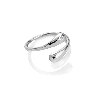 Stříbrný prsten Hot Diamonds Droplet DR332