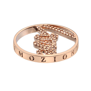Prívesok Hot Diamonds Emozioni Sparkle Love Rose Gold Coin