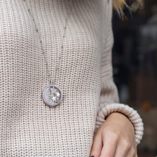 Přívěsek Hot Diamonds Emozioni Notturno Coin 33 mm EC517