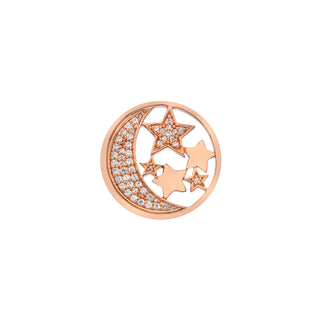 Přívěsek Hot Diamonds Emozioni Notturno Coin Rose Gold 25 mm EC518