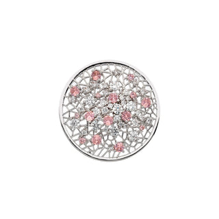 Přívěsek Hot Diamonds Emozioni Mattina Pink Coin 33 mm EC537