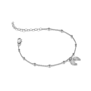 Stříbrný náramek Hot Diamonds Silver Whisper Angel Wing SWB064