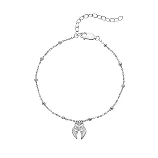 Stříbrný náramek Hot Diamonds Silver Whisper Angel Wing SWB064