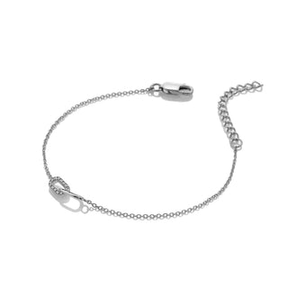 Stříbrný náramek Hot Diamonds Silver Whisper Linked SWB073