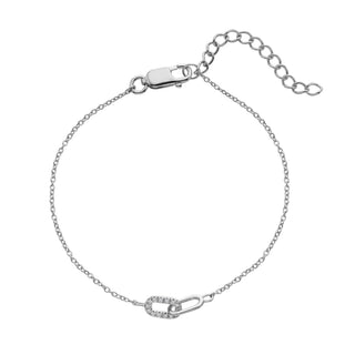 Stříbrný náramek Hot Diamonds Silver Whisper Linked SWB073