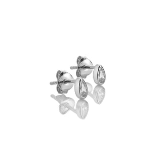 Stříbrné náušnice Hot Diamonds Silver Whisper CZ Teardrop SWE020