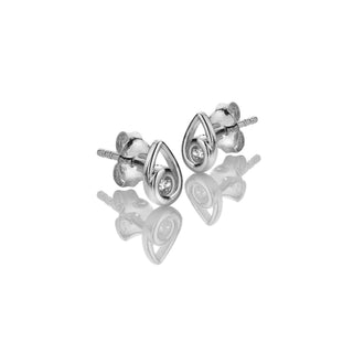 Stříbrné náušnice Hot Diamonds Silver Whisper Droplet SWE021