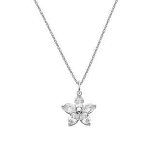 Stříbrný přívěsek Hot Diamonds Silver Whisper CZ Flower SWP020