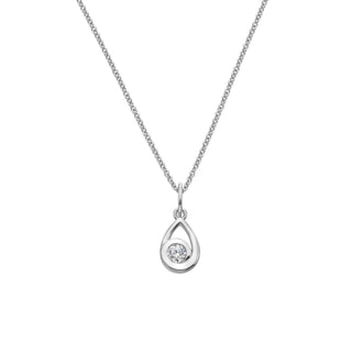 Stříbrný přívěsek Hot Diamonds Silver Whisper Droplet SWP022