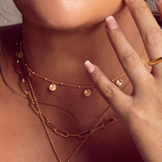 Stříbrný pozlacený řetízek Hot Diamonds x Jac Jossa Embrace CH108