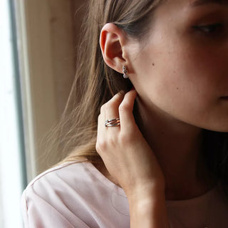 Stříbrný prsten Hot Diamonds Eternity Vermeil