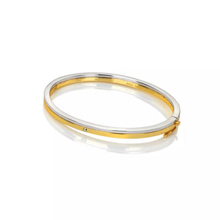 Pevný pozlacený stříbrný náramek Hot Diamonds Parellel DC226