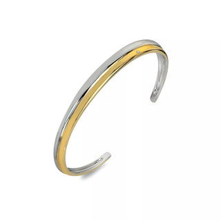 Pevný pozlacený stříbrný náramek Hot Diamonds Droplet DC229