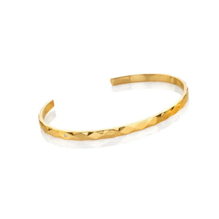Pozlacený stříbrný náramek Hot Diamonds X Golden Edit Harlequin DC235