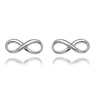 Stříbrné náušnice Hot Diamonds Infinity