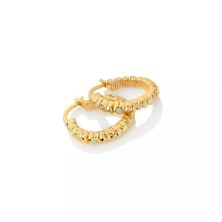 Stříbrné pozlacené náušnice Hot Diamonds x Jac Jossa Hope DE685