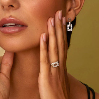 Stříbrné náušnice Hot Diamonds Echo DE716