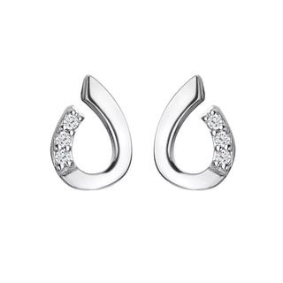 Stříbrné náušnice Hot Diamonds Much Loved DE729