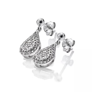 Stříbrné náušnice Hot Diamonds Glimmer DE735