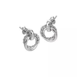 Stříbrné náušnice Hot Diamonds Willow DE805