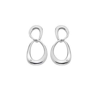 Stříbrné náušnice Hot Diamonds Sleek DE806