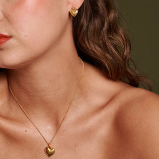 Stříbrné pozlacené náušnice Hot Diamonds x Jac Jossa Hope DE807