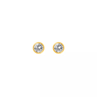 Pozlacené stříbrné náušnice Hot Diamonds X Gemstones DE832