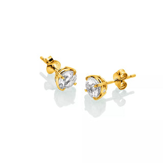 Pozlacené stříbrné náušnice Hot Diamonds X Gemstones DE834