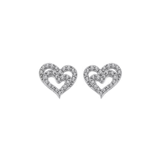 Stříbrné náušnice Hot Diamonds Shimmer DE874