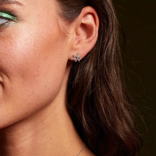 Stříbrné náušnice Hot Diamonds Shimmer DE875