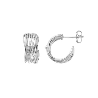 Stříbrné náušnice Hot Diamonds String DE895