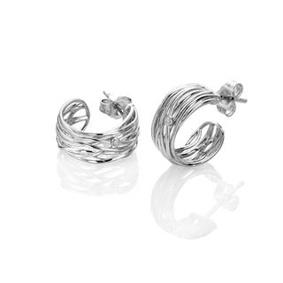 Stříbrné náušnice Hot Diamonds String DE895