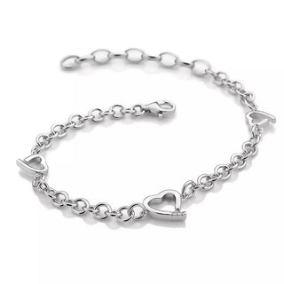 Stříbrný náramek Hot Diamonds Love DL564