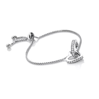 Stříbrný náramek Hot Diamonds Devotion DL672
