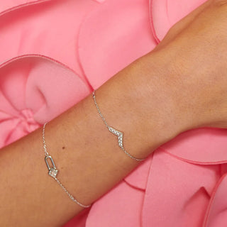 Stříbrný náramek Hot Diamonds Lustre DL720